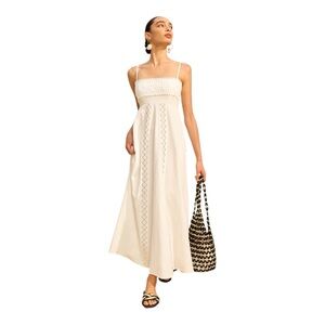 Commense White Maxi Dress